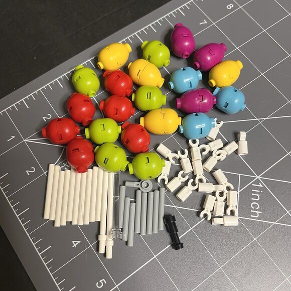 22 Lego plus Multicolored Balloon And Handle Accessories For Decor Minifigurines - Picture 1 of 7